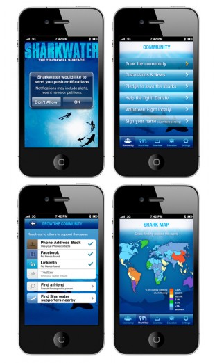 Sharkwater_iphone_screens